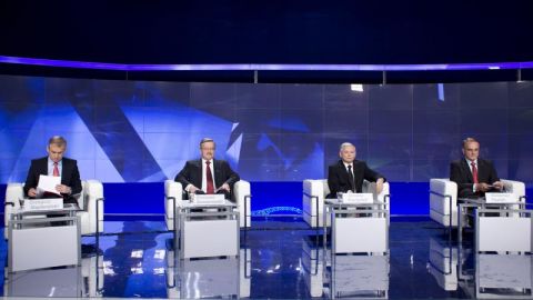 Debata kandydatów w TVP - Warszawa, 13 czerwca 2010