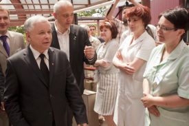 Jarosław Kaczyński o problemach służby zdrowia w Tarnobrzegu